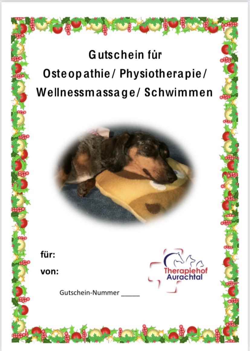 Tierarzt in Stegaurach Tierarztpraxis Antonia Körber Gutscheine
